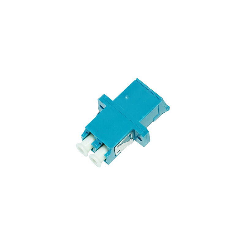 LC UPC 双工 OS2单模 带弹片 光纤适配器