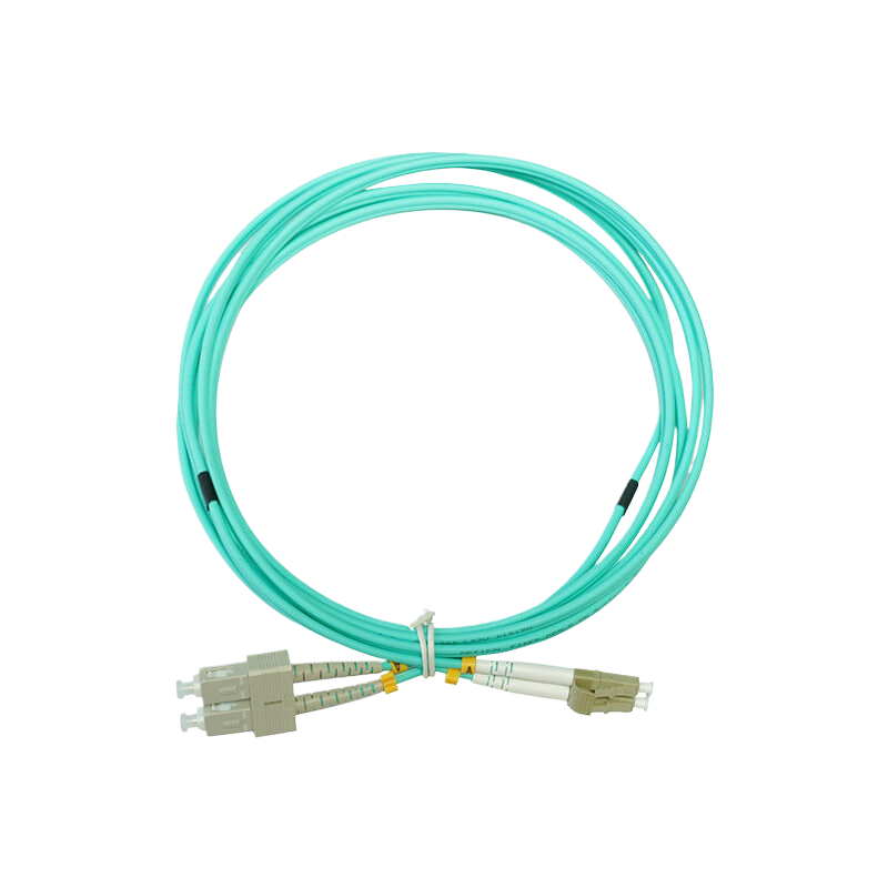 OM3 LC-SC UPC双工LSZH 3.0mm光纤跳线, 3m
