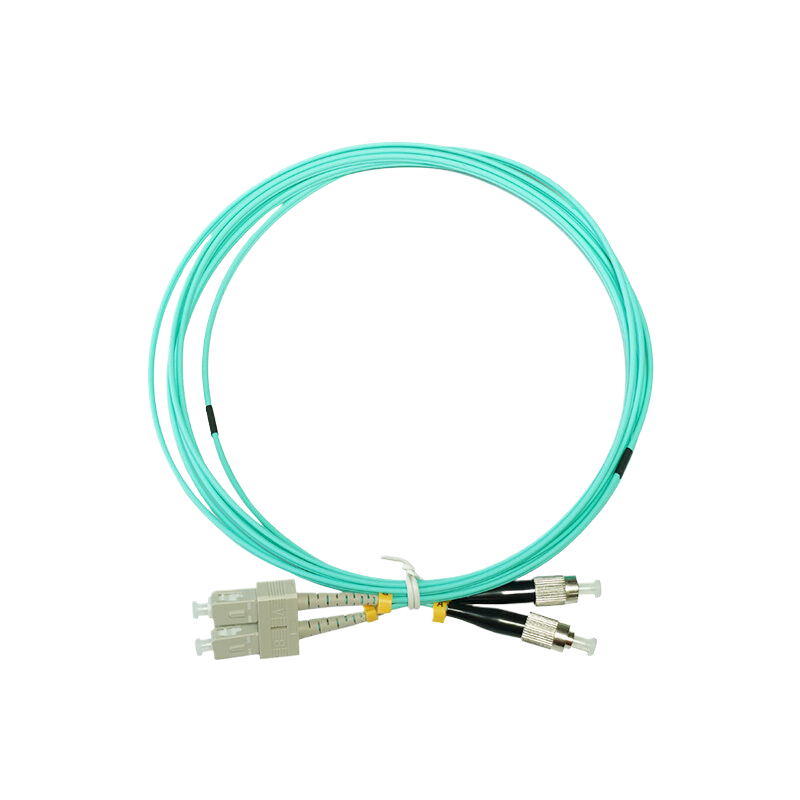 OM3 SC-FC UPC双工LSZH 2.0mm光纤跳线, 3m
