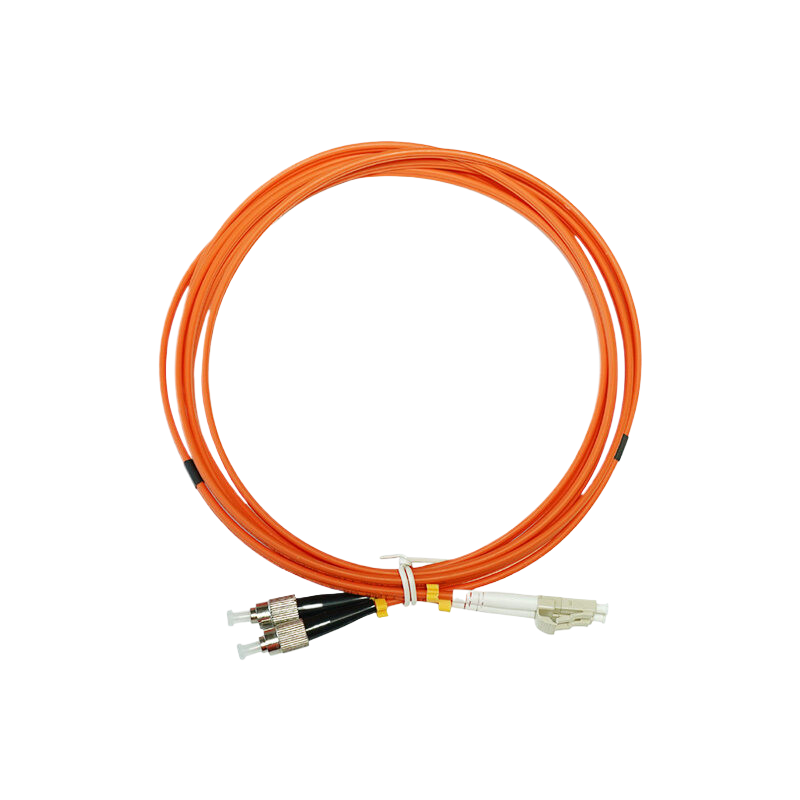OM2 LC-FC UPC双工LSZH 3.0mm光纤跳线, 3m
