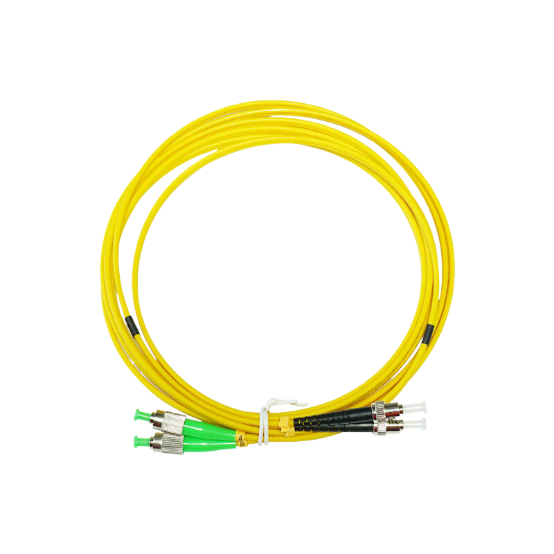 OS2 FC APC-ST UPC双工LSZH 3.0mm光纤跳线, 3m