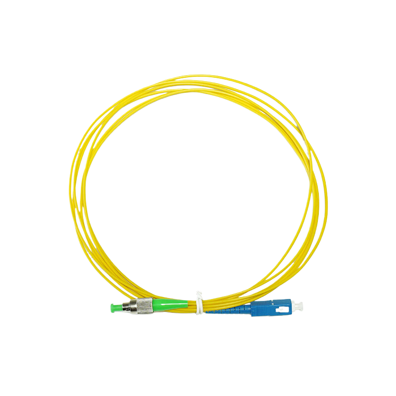 OS2 FC APC-SC UPC 单工 LSZH 2.0mm 光纤跳线, 3m